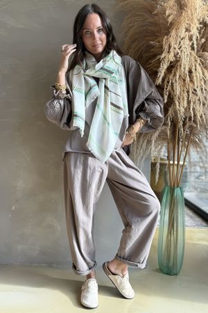 Peruvian Linear Scarf D